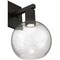 Access Lighting Port Nine Burgundy, Burgundy LED Wall Sconce, Matte Black Finish, Seeded Glass 63145LEDD-MBL/SDG - alternate 6
